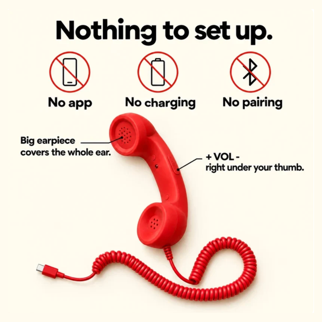 ReCall™ retro handset