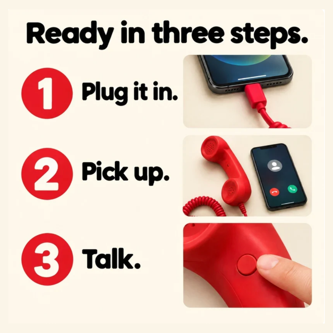ReCall™ retro handset